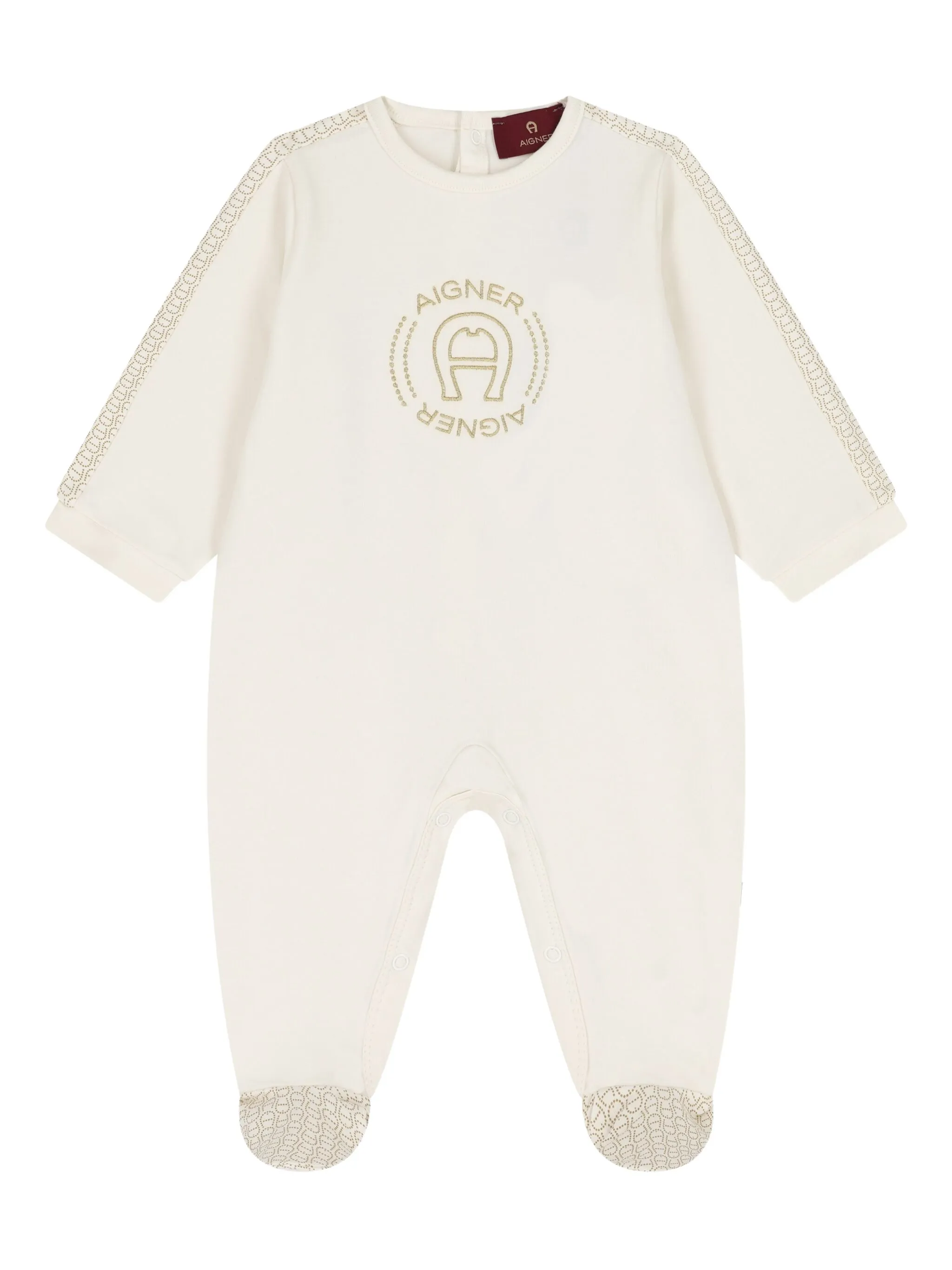 Ромпер с вышитым логотипом Aigner Kids, нейтральный
Ромпер с вышитым логотипом Aigner Kids, нейтральный