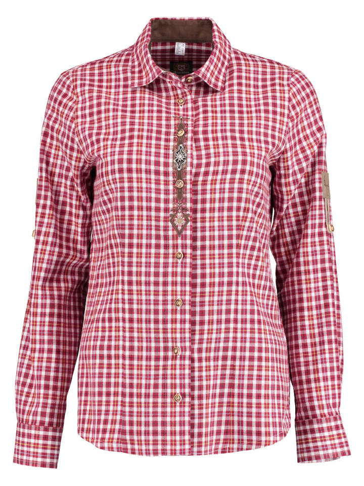 Традиционная блузка Бадайя ярко-красного цвета OS-Trachten
Традиционная блузка Бадайя ярко-красного цвета OS-Trachten