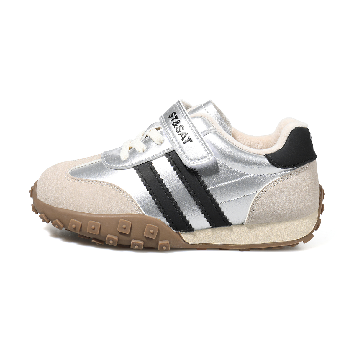 Непромокаемые легкие утепленные низкие повседневные детские кроссовки Kids' ST&SAT, серебро
Непромокаемые легкие утепленные низкие повседневные детские кроссовки Kids' ST&SAT, серебро