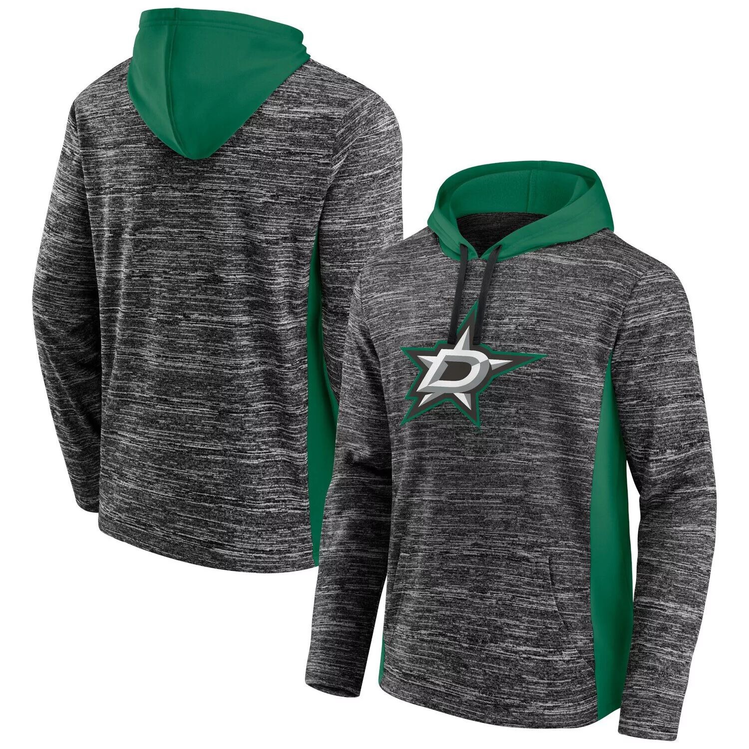 Мужской пуловер с капюшоном Fanatics Branded Charcoal/Kelly Green Dallas Stars Instant Replay Space-Dye
Мужской пуловер с капюшоном Fanatics Branded Charcoal/Kelly Green Dallas Stars Instant Replay Space-Dye