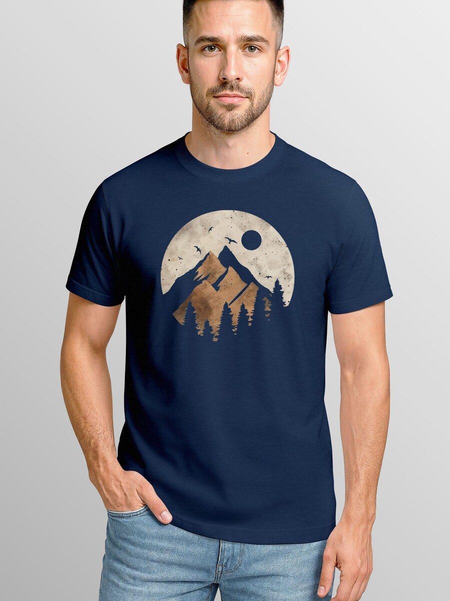 Рубашка Neverless Mountain Scape, темно-синий
Рубашка Neverless Mountain Scape, темно-синий