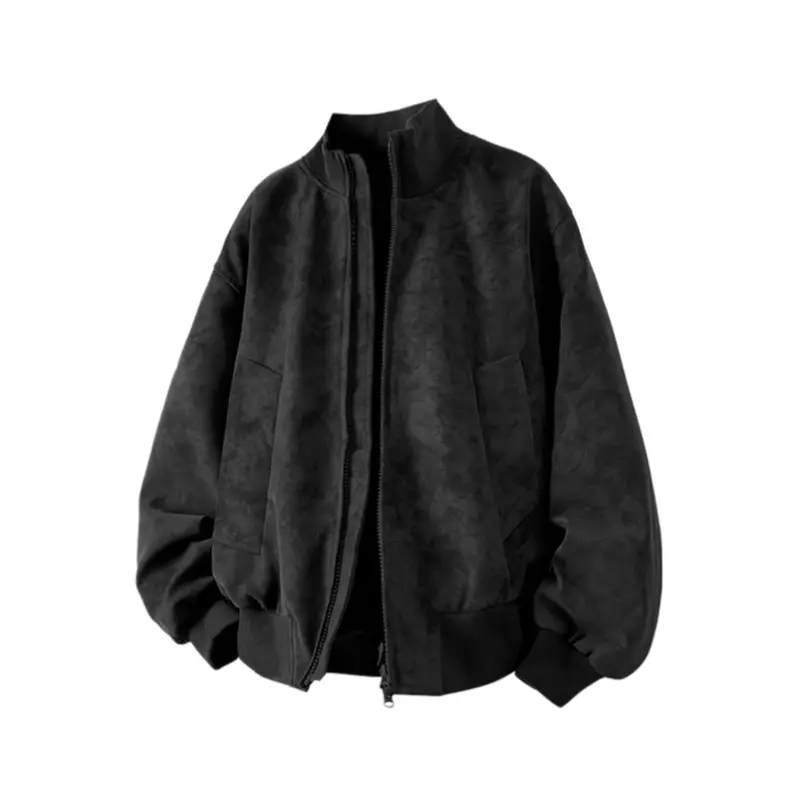 X1617 Куртка Unisex Black Baseball Collar Moderate
X1617 Куртка Unisex Black Baseball Collar Moderate