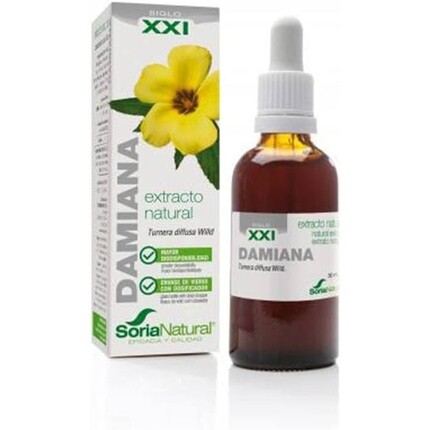 Экстракт дамианы Xxi Формула 50 мл, Soria Natural
Экстракт дамианы Xxi Формула 50 мл, Soria Natural