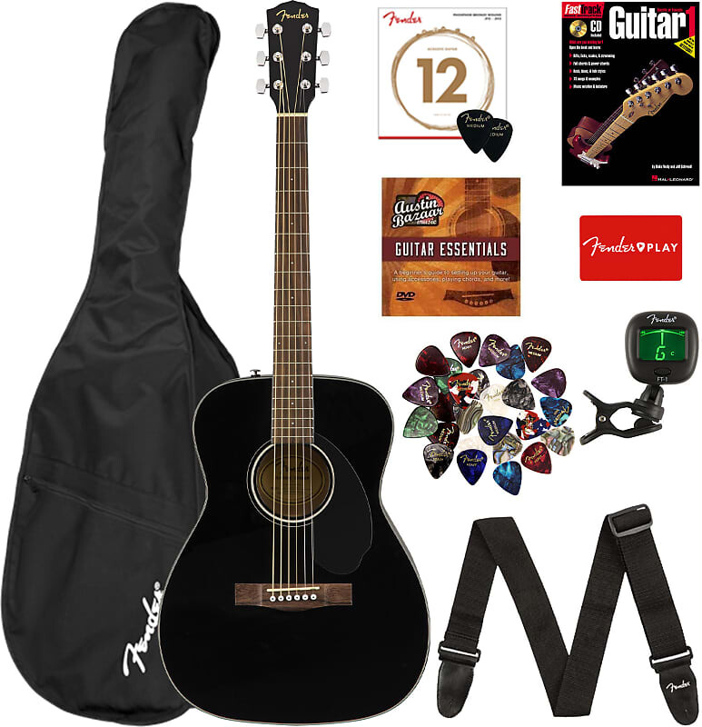 Акустическая гитара Fender CC-60S Solid Top Concert Acoustic Guitar - Black w/ Gig Bag
Акустическая гитара Fender CC-60S Solid Top Concert Acoustic Guitar - Black w/ Gig Bag