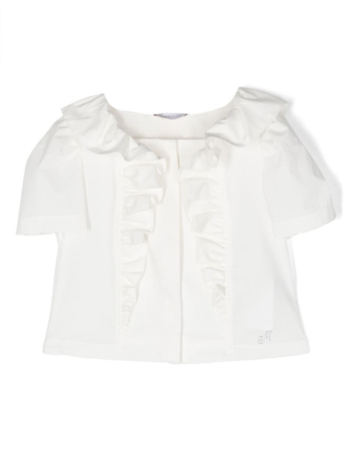 Monnalisa топ с оборками, белый
Monnalisa топ с оборками, белый