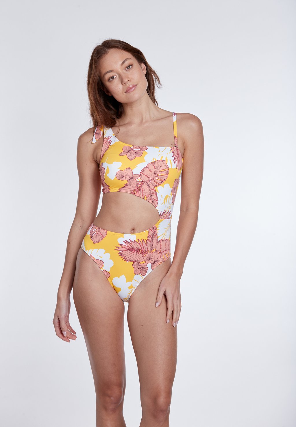 Купальник BLUMENMUSTER EINTEILER MIT CUT-OUT SOFTSCHALEN ABNEHMBARE TRÄGER HOHER RÜCKEN Olympia, желтый
Купальник BLUMENMUSTER EINTEILER MIT CUT-OUT SOFTSCHALEN ABNEHMBARE TRÄGER HOHER RÜCKEN Olympia, желтый