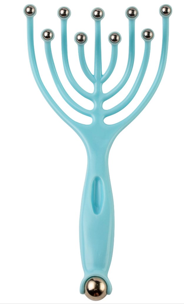 Синий двухсторонний массажер для кожи головы, грабли с шариками, WoowYou 1 шт.
Синий двухсторонний массажер для кожи головы, грабли с шариками, WoowYou 1 шт.