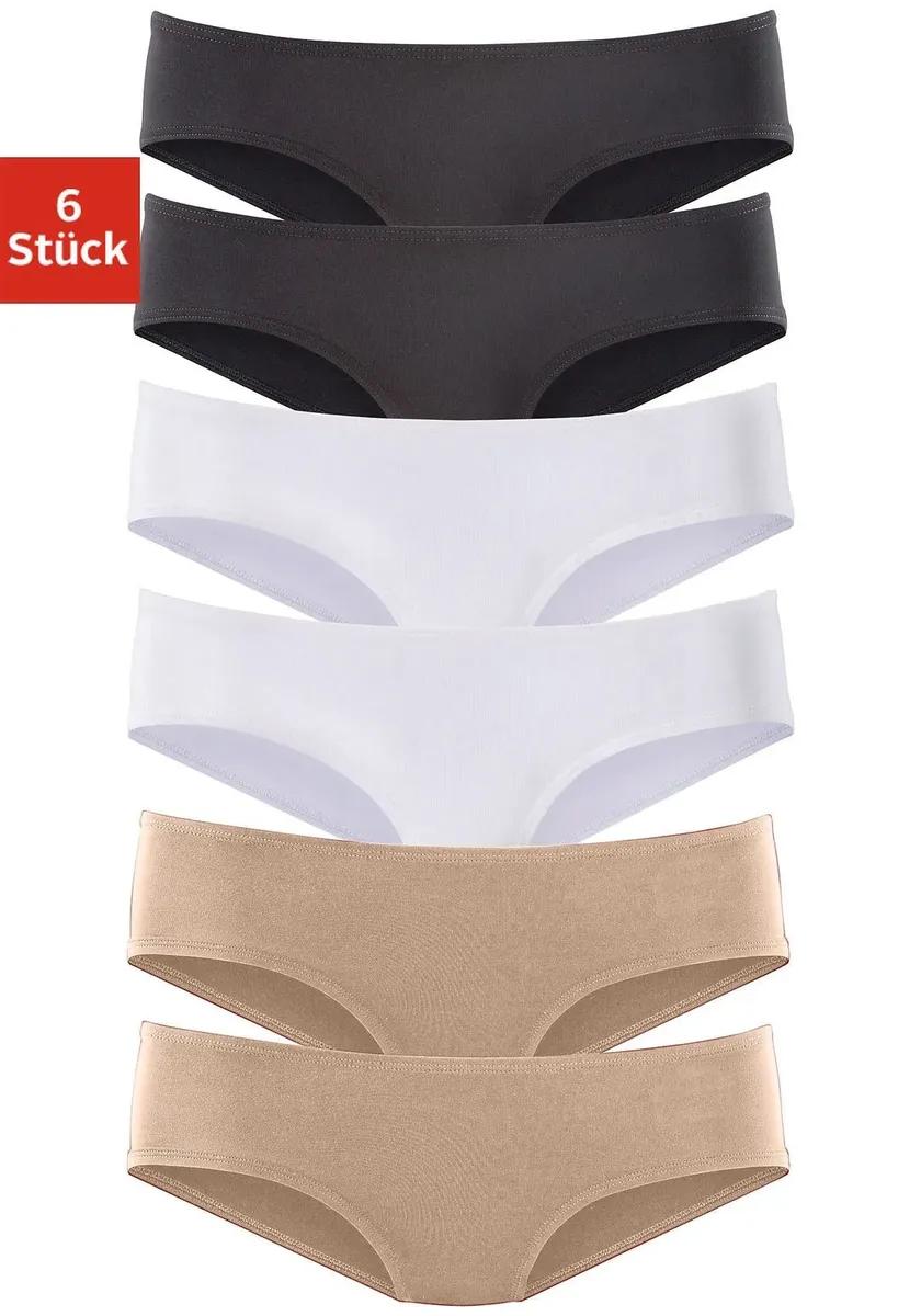 Vivance active Hipster (упаковка, 6 шт.), из мягкой микрофибры, белый
Vivance active Hipster (упаковка, 6 шт.), из мягкой микрофибры, белый