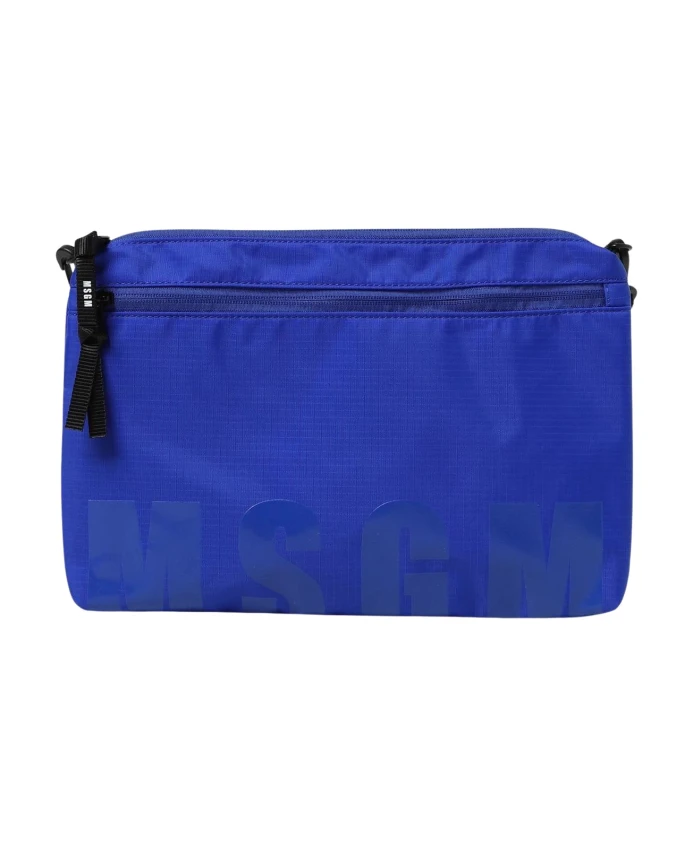 Стильная сумка через плечо на молнии Msgm, синий
Стильная сумка через плечо на молнии Msgm, синий