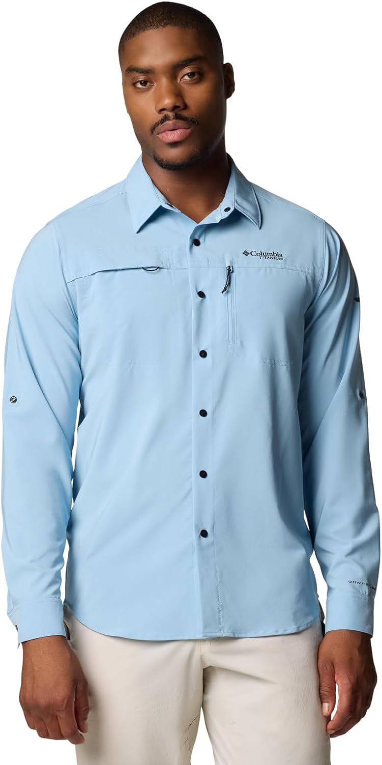 Columbia мужская рубашка Summit Valley с длинным рукавом, Ripple Blue
Columbia мужская рубашка Summit Valley с длинным рукавом, Ripple Blue