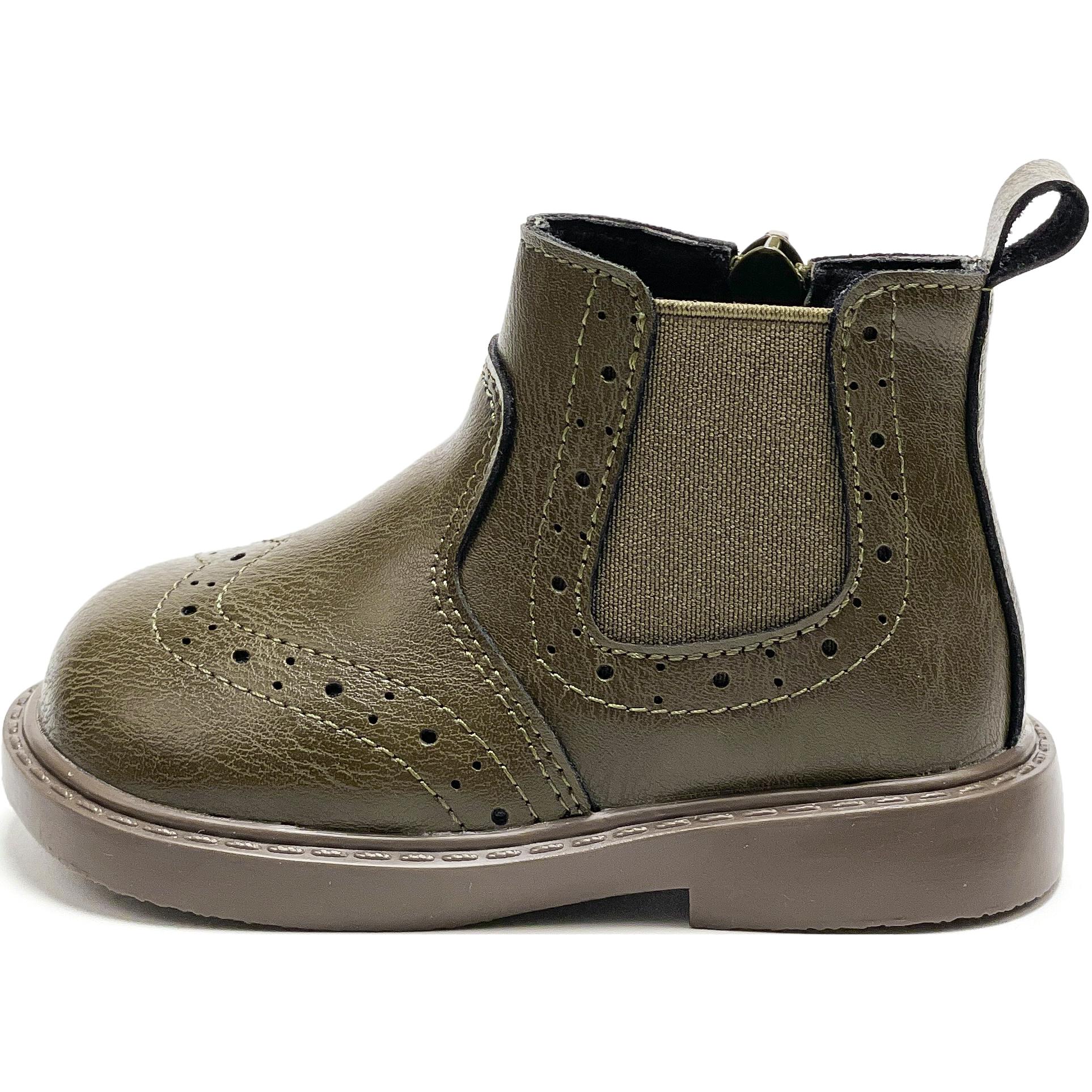 Детские кожаные ботинки для детей QINUOSHU, зеленый
Детские кожаные ботинки для детей QINUOSHU, зеленый