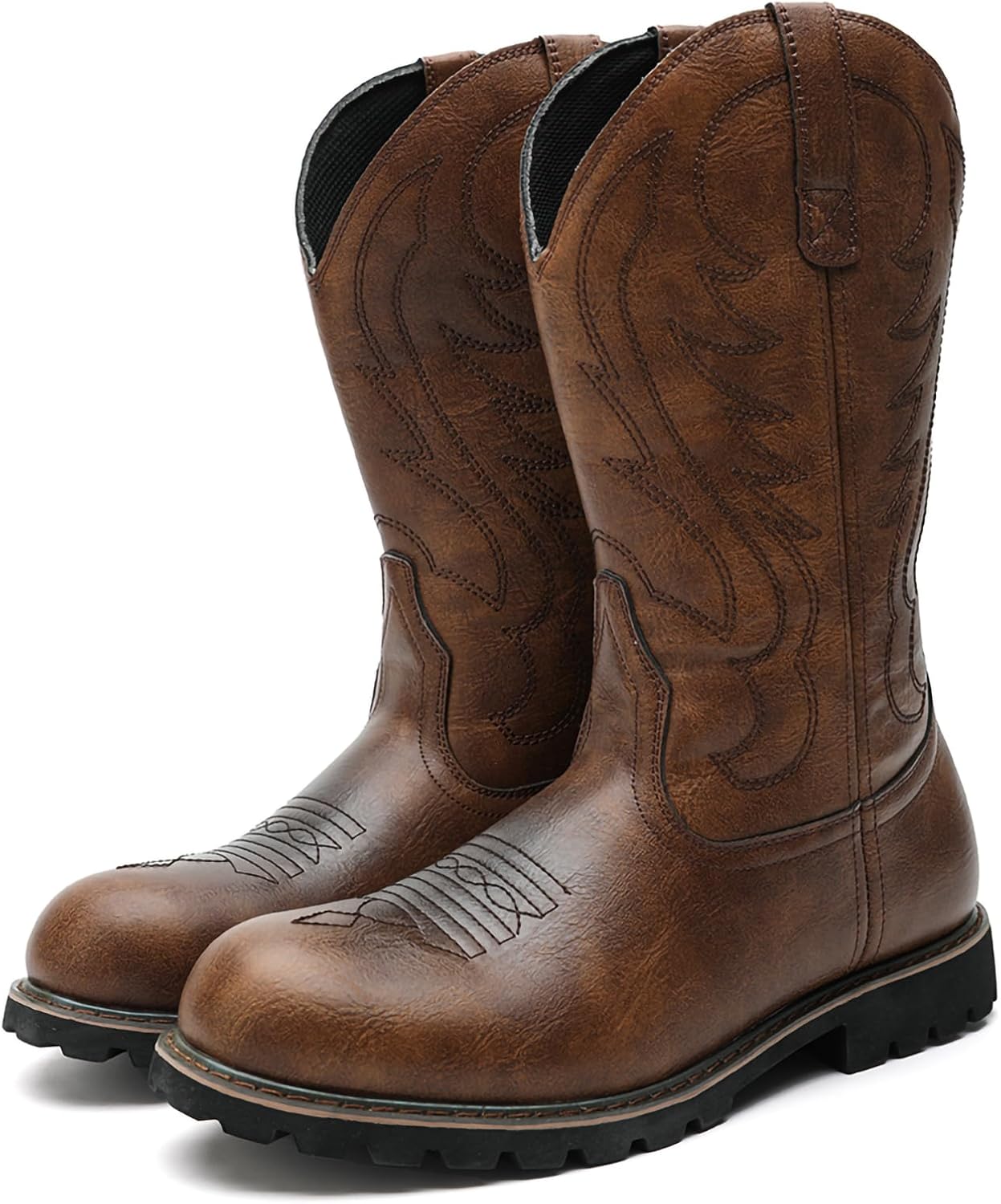 Мужские ковбойские ботинки повседневные ретро западные с круглым носком, вышивкой, средней высоты, коричневые ботинки с вставками на резинке Generic
Мужские ковбойские ботинки повседневные ретро западные с круглым носком, вышивкой, средней высоты, коричневые ботинки с вставками на резинке Generic