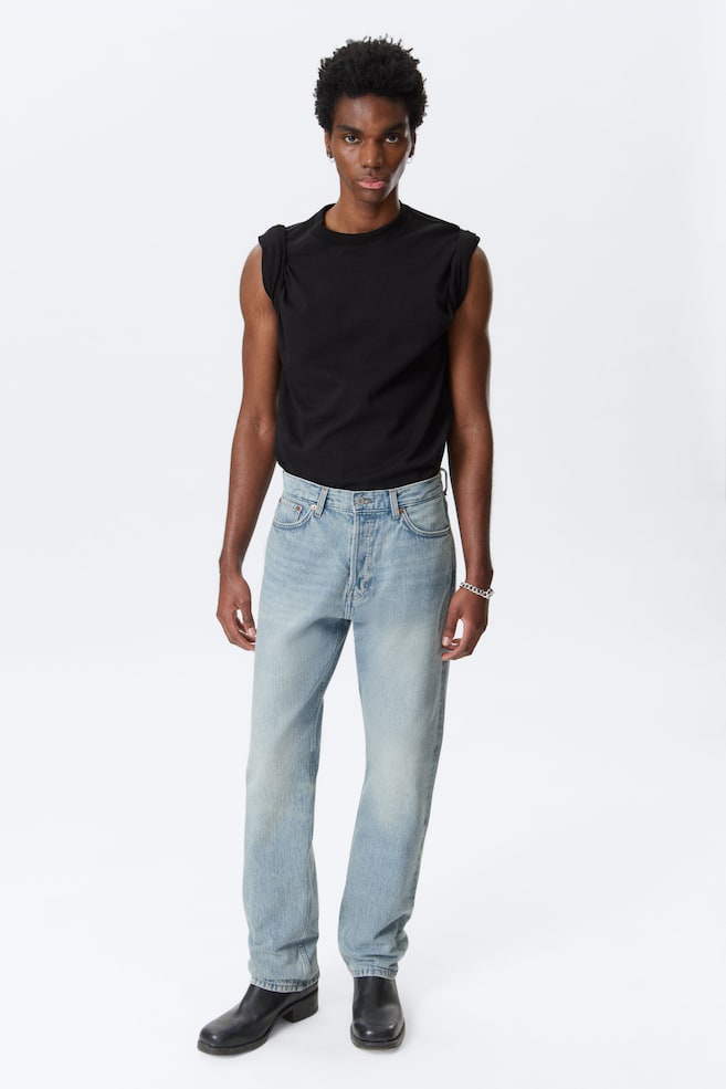 Джинсы свободного покроя прямого кроя Weekday, голубой
Джинсы свободного покроя прямого кроя Weekday, голубой