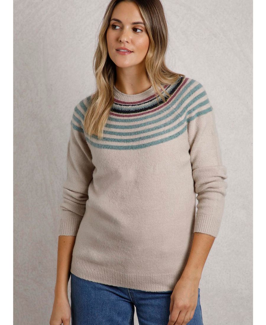 Женский вязаный джемпер с узором "Синатра" Weird Fish, Ecru
Женский вязаный джемпер с узором "Синатра" Weird Fish, Ecru