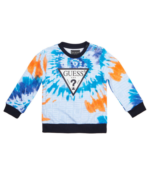 Толстовка детская Guess с узором тай-дай, синий/белый
Толстовка детская Guess с узором тай-дай, синий/белый