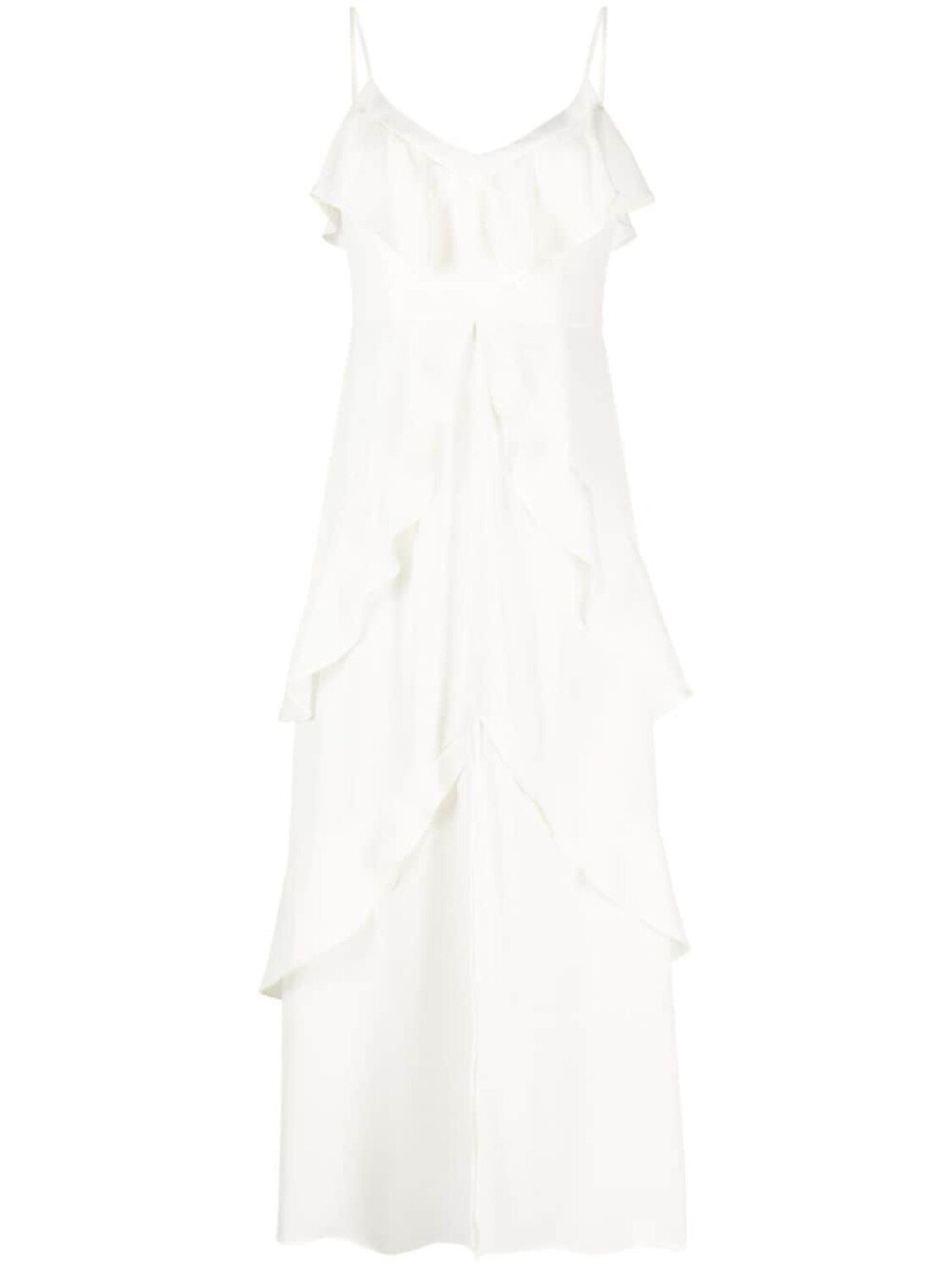 TWINSET платье-комбинация макси с оборками, нейтральный цвет
TWINSET платье-комбинация макси с оборками, нейтральный цвет