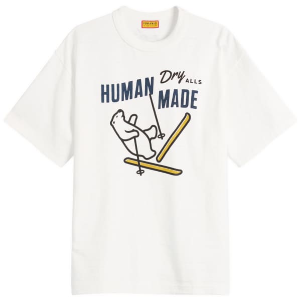 Лыжная футболка с изображением белого медведя Human Made, белый
Лыжная футболка с изображением белого медведя Human Made, белый