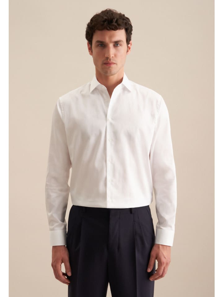 Рубашка Seidensticker, белый 
Рубашка Seidensticker, белый