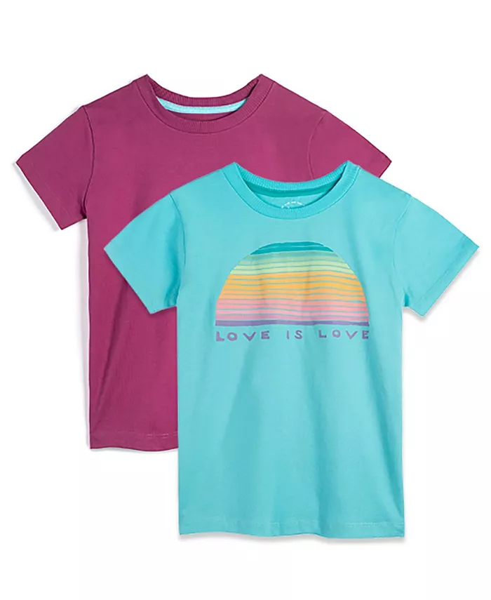 Футболки с короткими рукавами из органического хлопка Fair Trade для девочек, упаковка 2 шт Mightly, мультиколор
Футболки с короткими рукавами из органического хлопка Fair Trade для девочек, упаковка 2 шт Mightly, мультиколор