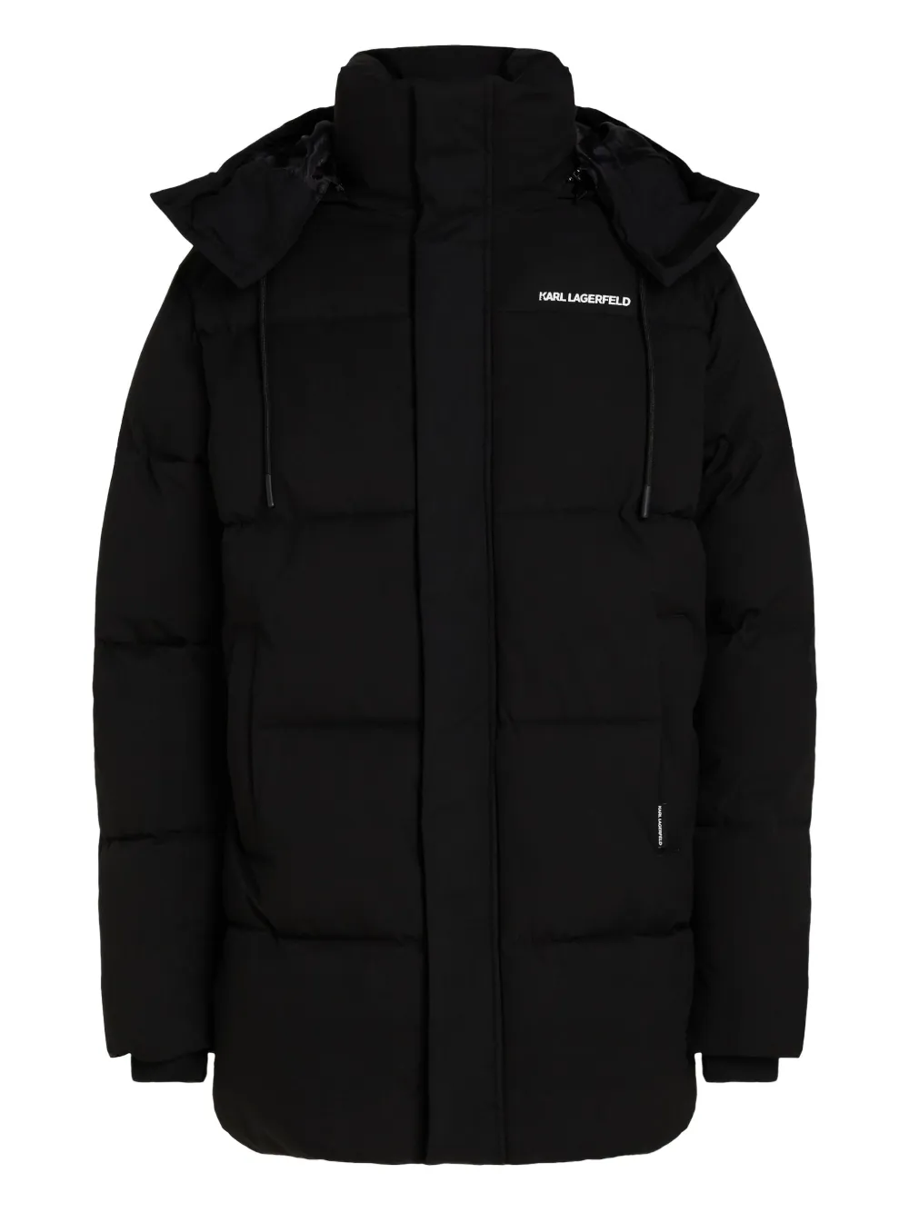 Пуховик с логотипом KARL LAGERFELD, черный
Пуховик с логотипом KARL LAGERFELD, черный