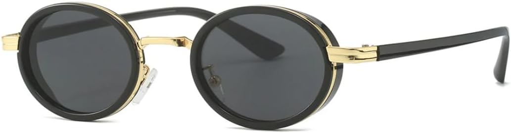 Солнцезащитные очки с защитой UV400 | Маленькие овальные, в стиле панк, градиентная расцветка | для женщин и мужчин, для занятий спортом на открытом воздухе и путешествий DSVIGF, Black Gold Grey
Солнцезащитные очки с защитой UV400 | Маленькие овальные, в стиле панк, градиентная расцветка | для женщин и мужчин, для занятий спортом на открытом воздухе и путешествий DSVIGF, Black Gold Grey