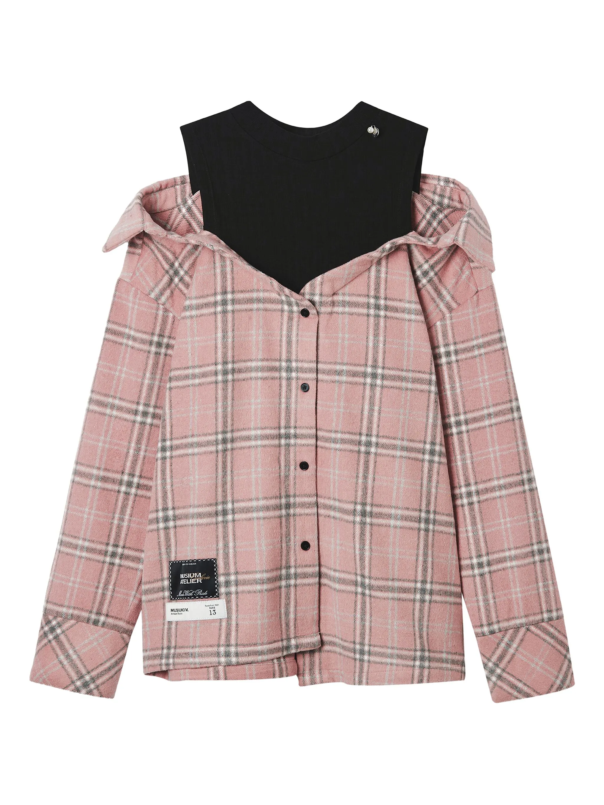 Рубашка в клетку Musium Div., розовый
Рубашка в клетку Musium Div., розовый