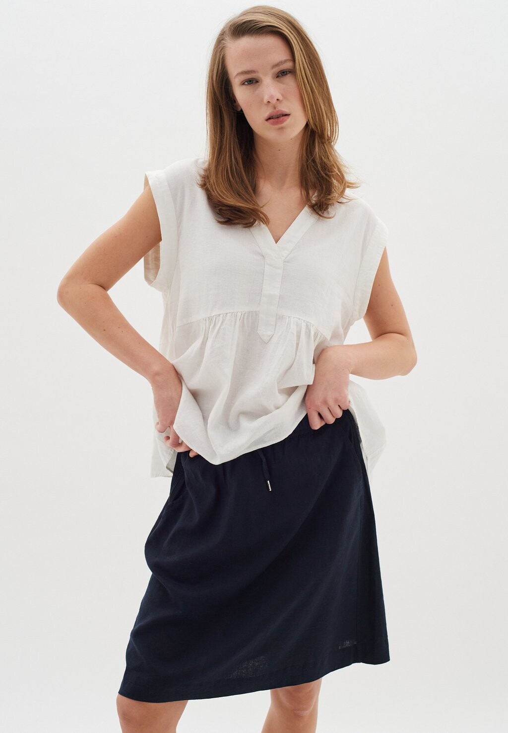 Юбка А-силуэта Inwea InWear, темно-синяя
Юбка А-силуэта Inwea InWear, темно-синяя