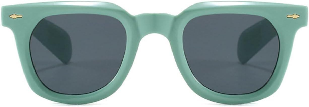 Модные квадратные женские солнцезащитные очки класса люкс в стиле ретро с заклепками, мужские очки конфетных оттенков с защитой от УФ-излучения UV400 86133 Melrose, Green
Модные квадратные женские солнцезащитные очки класса люкс в стиле ретро с заклепками, мужские очки конфетных оттенков с защитой от УФ-излучения UV400 86133 Melrose, Green