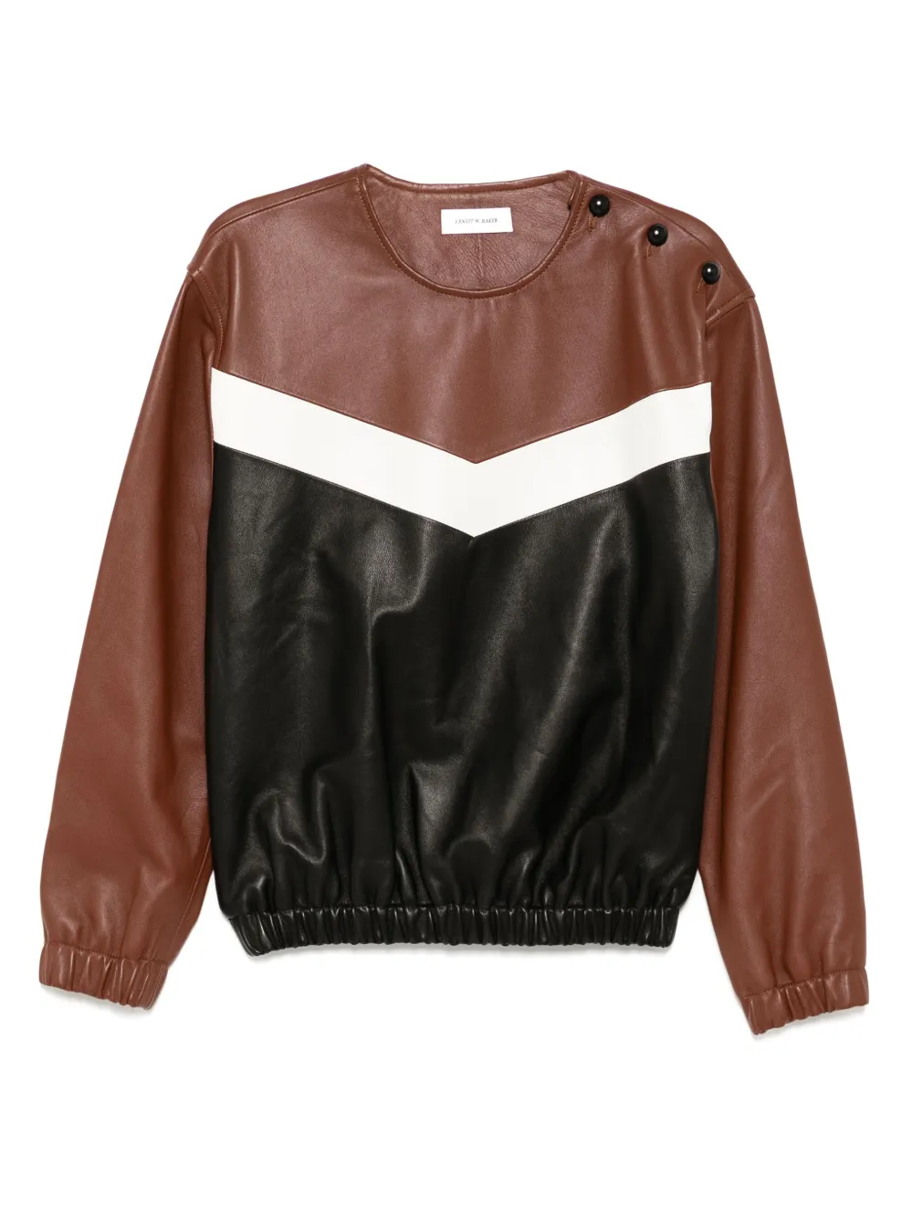 Кожаная толстовка Ernest W. Baker, черный
Кожаная толстовка Ernest W. Baker, черный