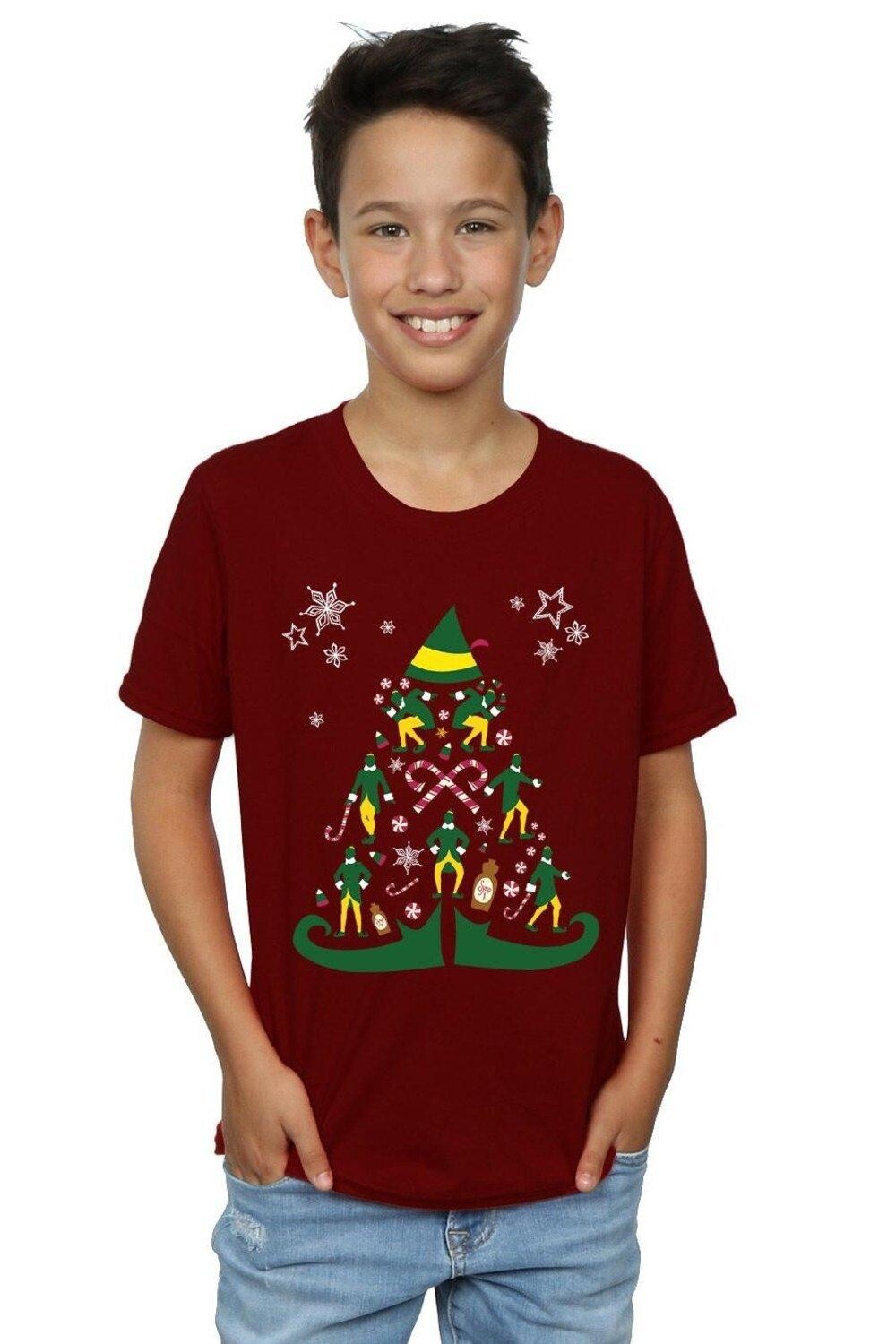 Футболка «Рождественская елка» Elf, красный 
Футболка «Рождественская елка» Elf, красный