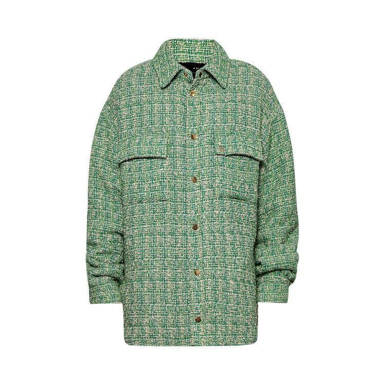 Рубашка Amiri Boucle Padded Overshirt, Palm Green
Рубашка Amiri Boucle Padded Overshirt, Palm Green