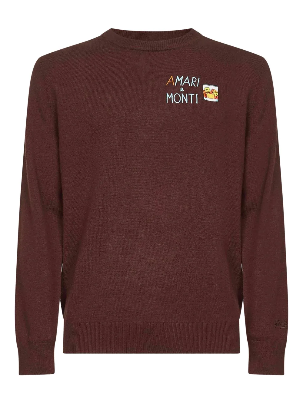 Свитер с вышитым логотипом и круглым вырезом MC2 SAINT BARTH, коричневый
Свитер с вышитым логотипом и круглым вырезом MC2 SAINT BARTH, коричневый