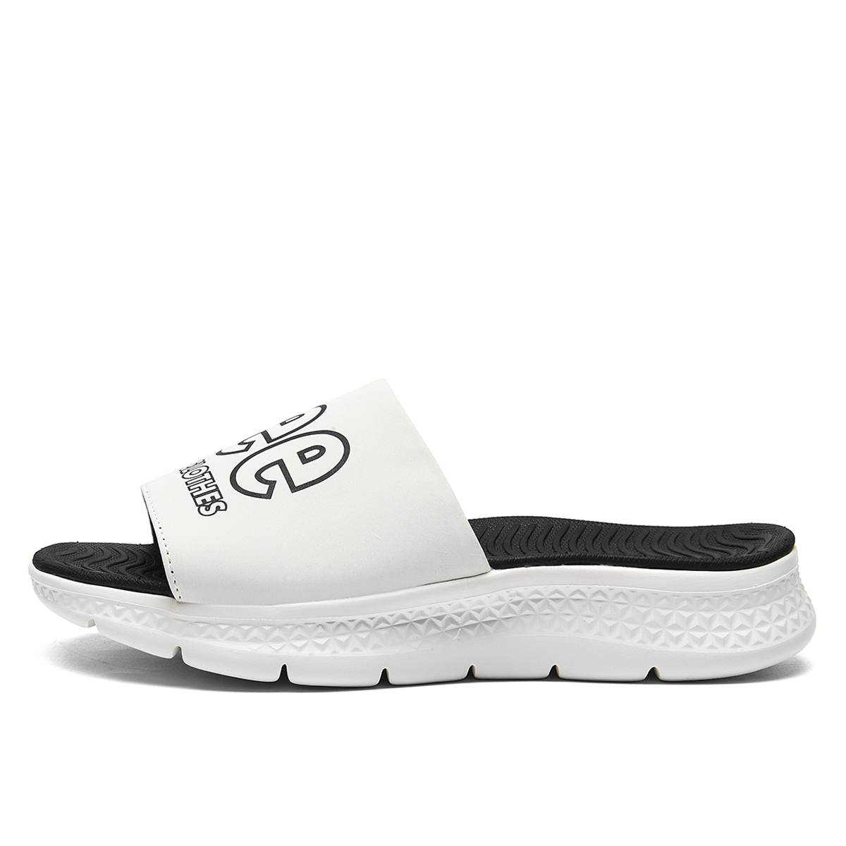 Мужские тапочки-слайды из ЭВА с пенной подошвой Lee, White
Мужские тапочки-слайды из ЭВА с пенной подошвой Lee, White