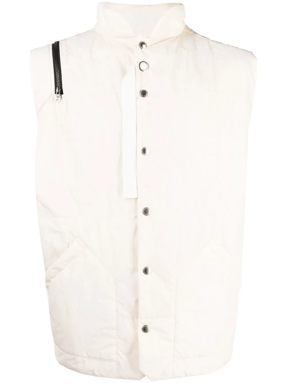 Жилет на кнопках Takahiromiyashita The Soloist, белый
Жилет на кнопках Takahiromiyashita The Soloist, белый