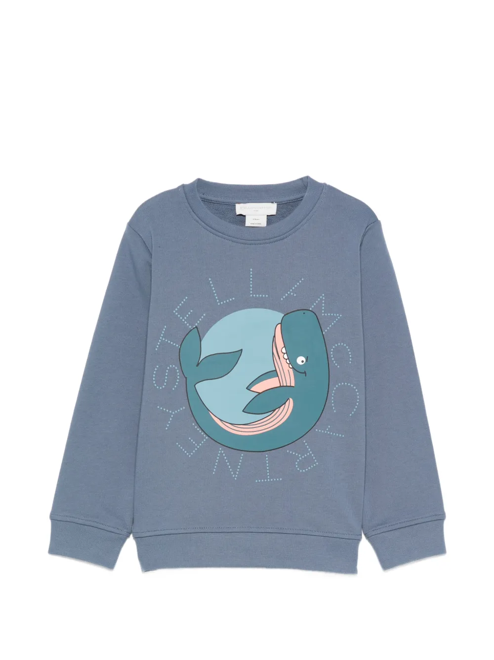 Свитшот с изображением кита Stella Mccartney Kids, синий
Свитшот с изображением кита Stella Mccartney Kids, синий
