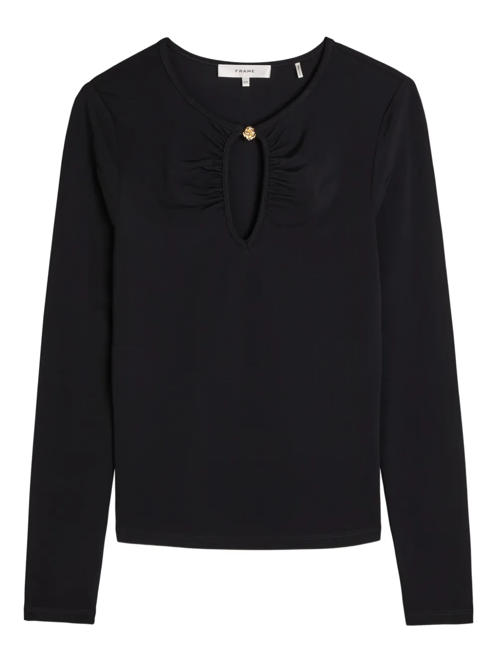 Топ the keyhole со сборками FRAME, черный
Топ the keyhole со сборками FRAME, черный