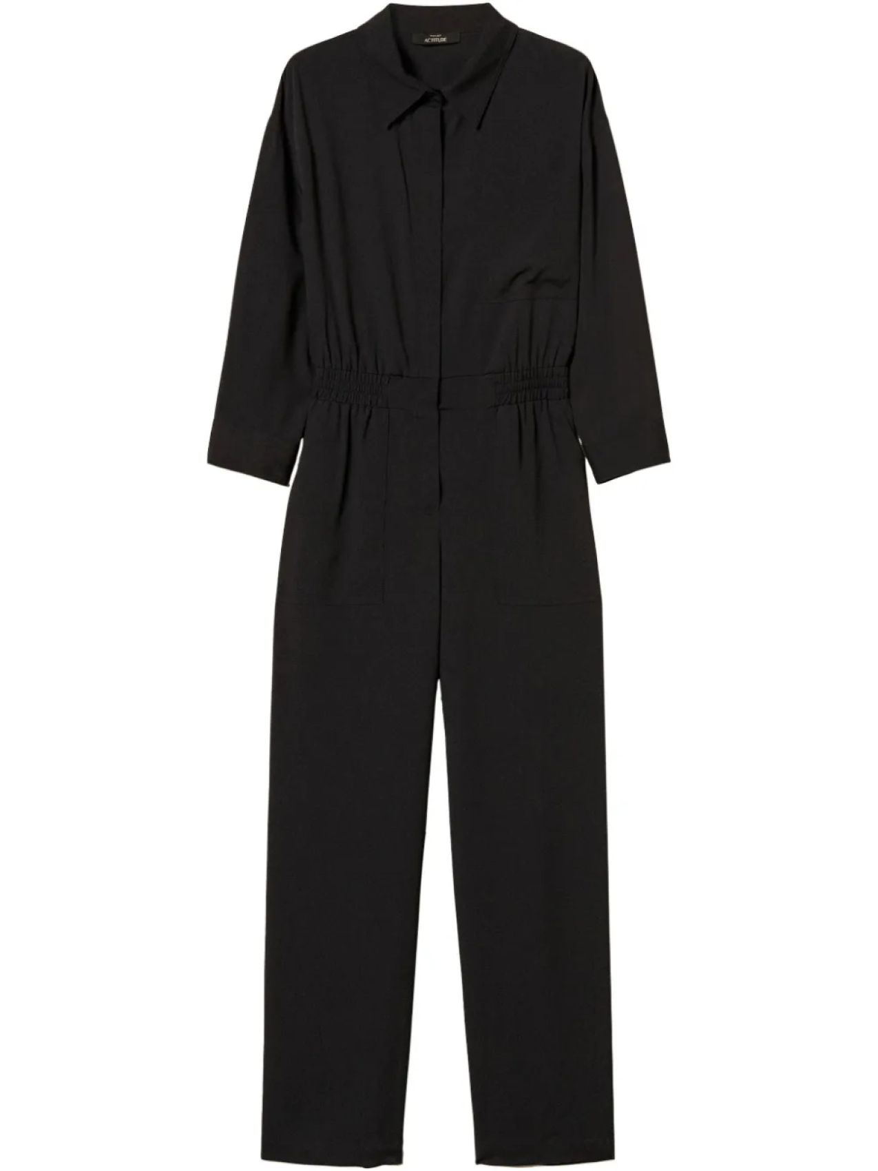 Комбинезон из крепдешина TWINSET, черный 
Комбинезон из крепдешина TWINSET, черный