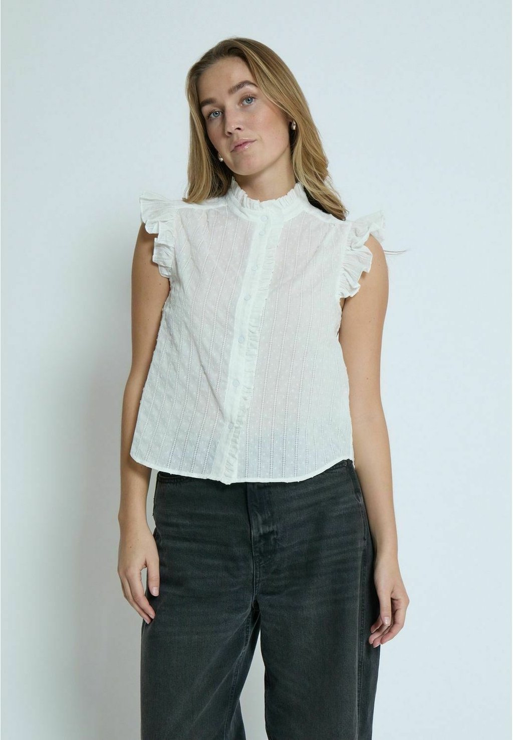 Блузка на пуговицах Desires, белый
Блузка на пуговицах Desires, белый