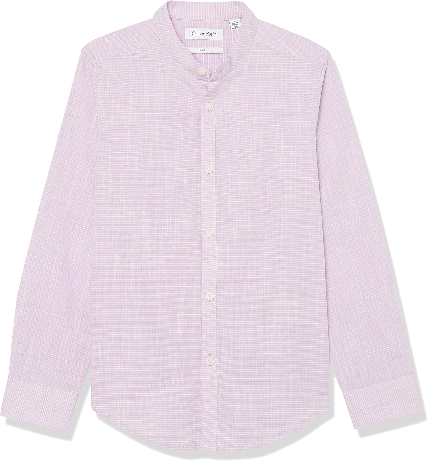 Рубашка Calvin Klein для мальчиков с длинным рукавом, застегивающаяся на пуговицы, с воротником, манжетами и подолом, Orchid Slub
Рубашка Calvin Klein для мальчиков с длинным рукавом, застегивающаяся на пуговицы, с воротником, манжетами и подолом, Orchid Slub