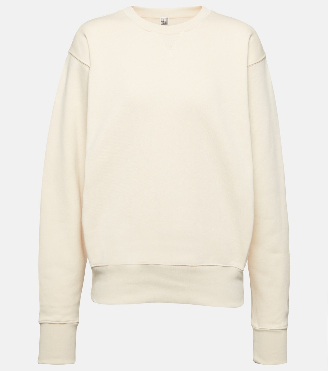 Хлопковая толстовка TOTEME, белый
Хлопковая толстовка TOTEME, белый