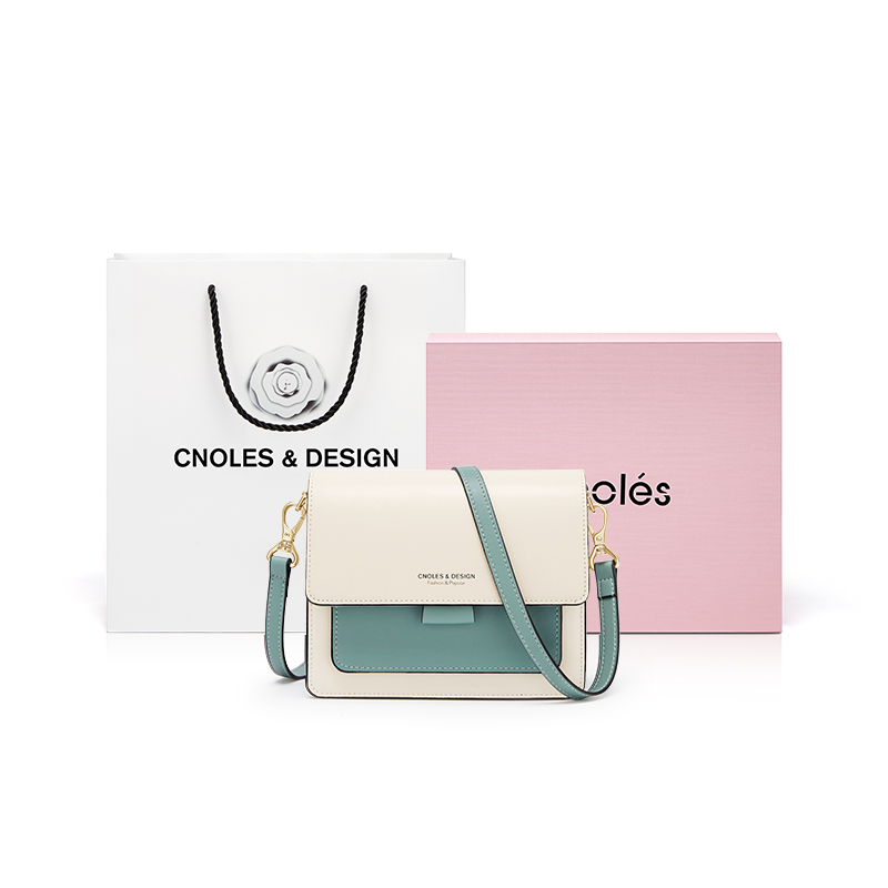 CNOLES Кожаная сумка через плечо женская модная сине-белая бежево-белая зеленая, Ecru & Green
CNOLES Кожаная сумка через плечо женская модная сине-белая бежево-белая зеленая, Ecru & Green