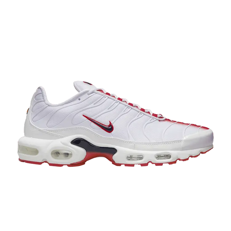 Кроссовки Air Max Plus 'White University Red', белый
Кроссовки Air Max Plus 'White University Red', белый