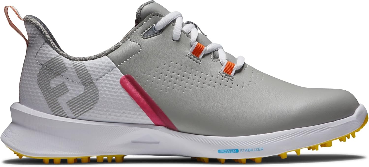 Женские гольф-кроссовки FootJoy FJ Fuel прошлых сезонов, белый/желтый/серый
Женские гольф-кроссовки FootJoy FJ Fuel прошлых сезонов, белый/желтый/серый