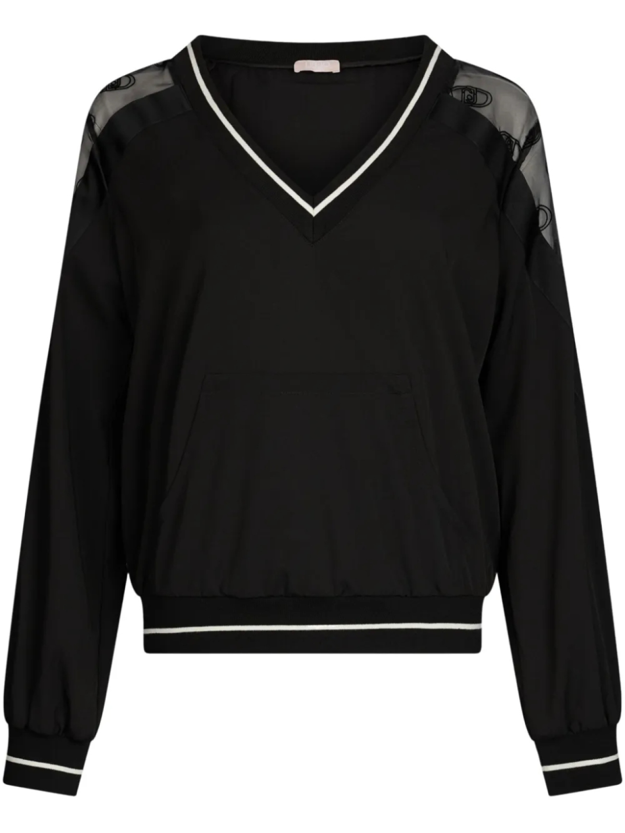 Толстовка LIU JO с V-образным вырезом, черный
Толстовка LIU JO с V-образным вырезом, черный