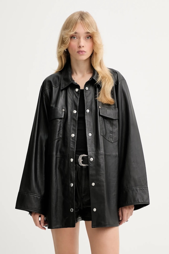 Кожаная рубашка Gestuz, черный
Кожаная рубашка Gestuz, черный