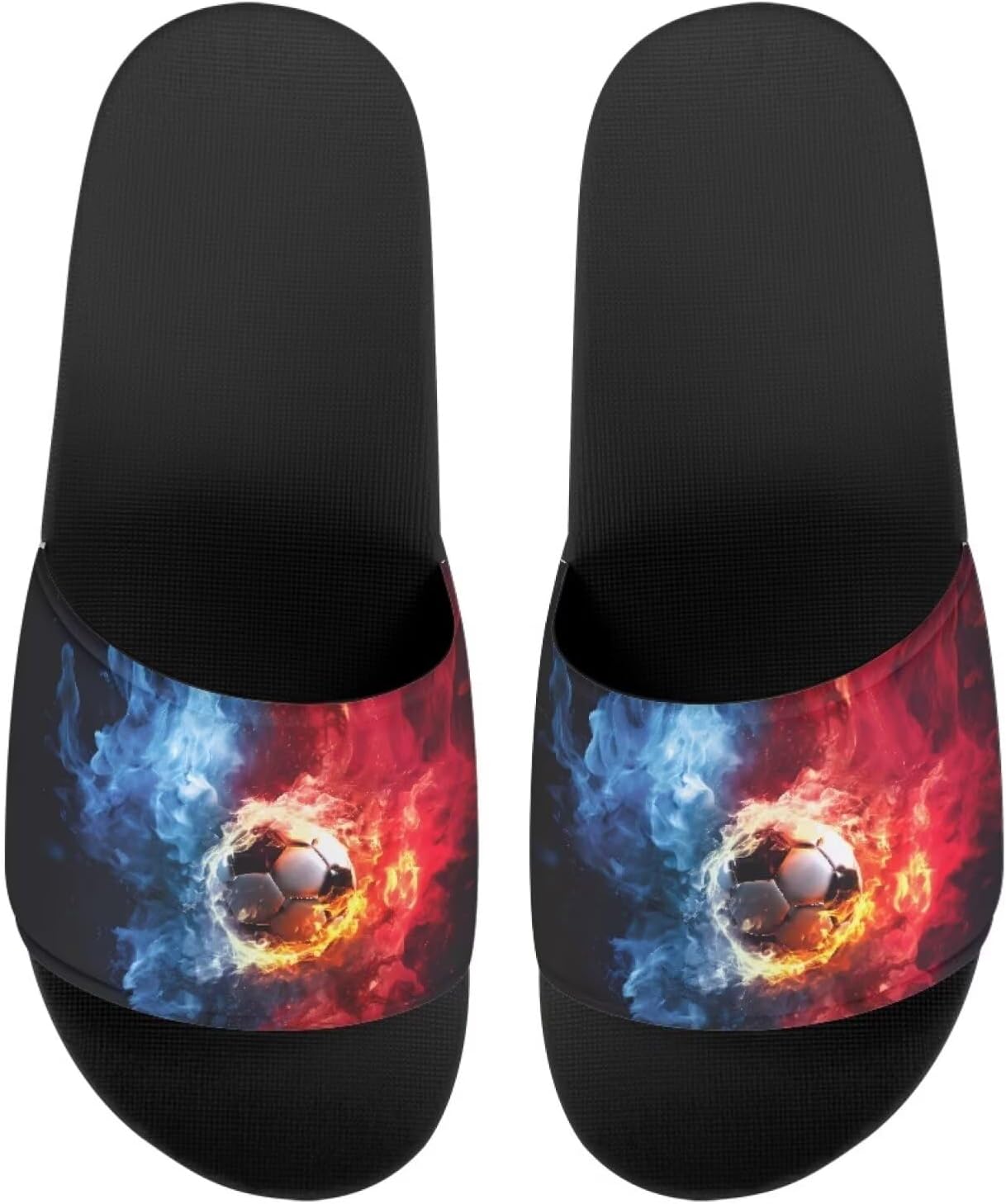 Унисекс слайд-сандалии JoyLamoria с принтом, домашние тапочки для ванной, повседневная обувь на плоской подошве для мужчин и женщин, Soccer Print
Унисекс слайд-сандалии JoyLamoria с принтом, домашние тапочки для ванной, повседневная обувь на плоской подошве для мужчин и женщин, Soccer Print