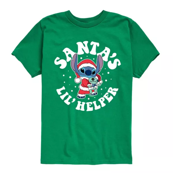 Футболка с принтом «Помощник Санты» Lilo & Stitch для мальчиков 8-20 Disney, зеленый
Футболка с принтом «Помощник Санты» Lilo & Stitch для мальчиков 8-20 Disney, зеленый
