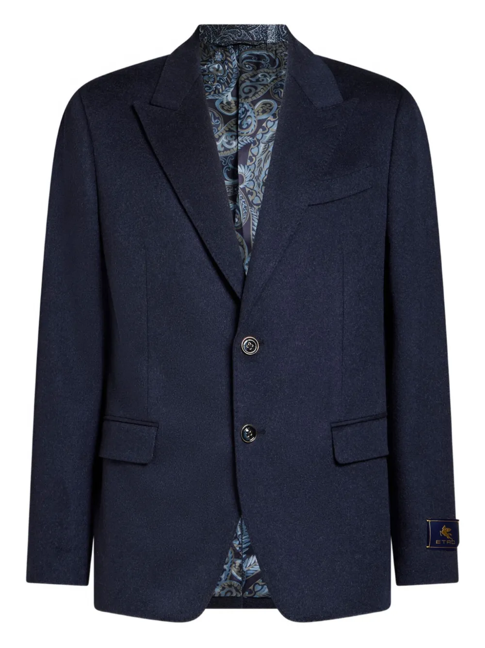 Кашемировый пиджак с подкладкой Etro, синий
Кашемировый пиджак с подкладкой Etro, синий