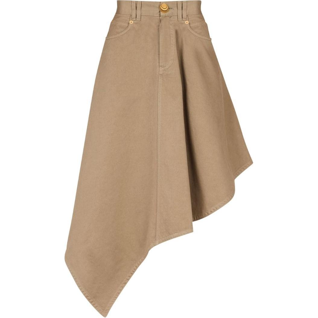Юбка с клешеным подолом и логотипом BALMAIN, бежевый
Юбка с клешеным подолом и логотипом BALMAIN, бежевый