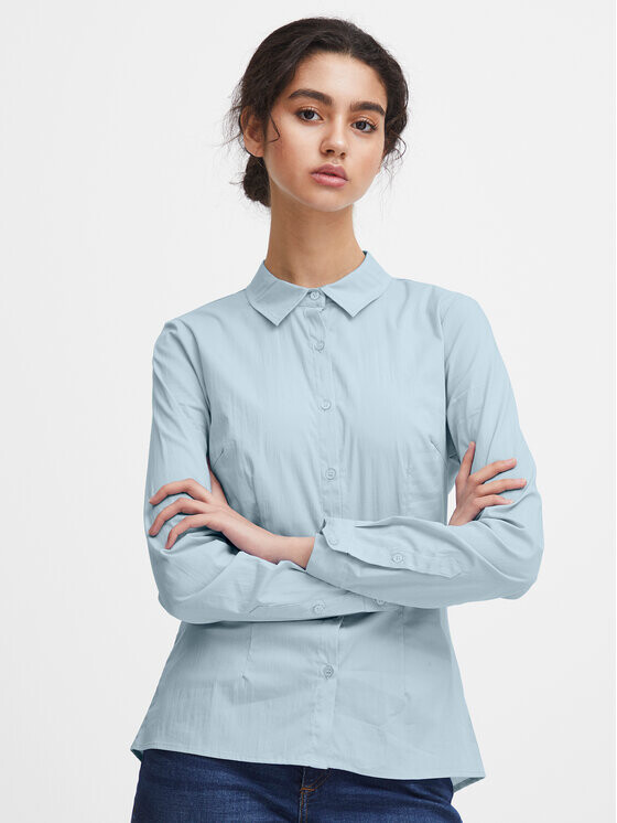 Рубашка стандартного кроя Ichi, синий
Рубашка стандартного кроя Ichi, синий